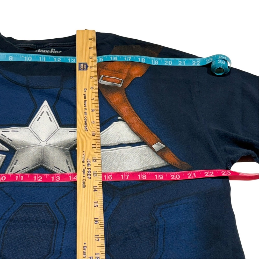 MARVEL Captain America Long Sleeve Shirt Unisex We Love Fine XXL FLAW Read - Picture 7 of 14